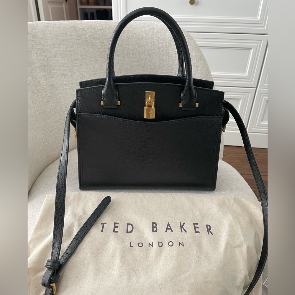 Ted Baker Myfair Medium Leather Padlock Bag